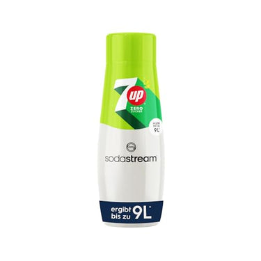 SodaStream Sirup 7UP Zero Zucker - 1x Flasche ergibt 9 Liter Fertiggetränk, Sekundenschnell zubereitet und immer frisch, 440 ml im Sale